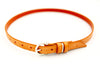 BELT NO 10 FOGGIA HL SKA 31 ORANGE BURST OLD ENGLISH SILVER LACQUERED FINISH 20MM BUCKLE