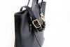 BAG NO 10 AVELLINO SLING HANDLE HL DAKOTA NERO BAG HL OLE NERO HL PG BLACK SOLID SHINY BRASS FINISH