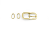 BELT NO 4 BENEVETO SOLID SHINY BRASS FINISH 20MM BUCKLE SET